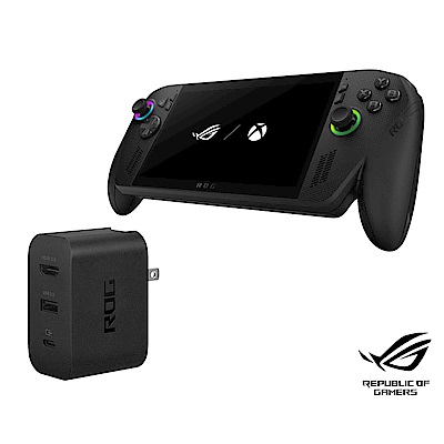 (充電組) ASUS華碩 ROG XBOX ALLY X(AMD Ryzen Z2 Extreme/24G/1TB/黑)+ROG Gaming Charger DOCK