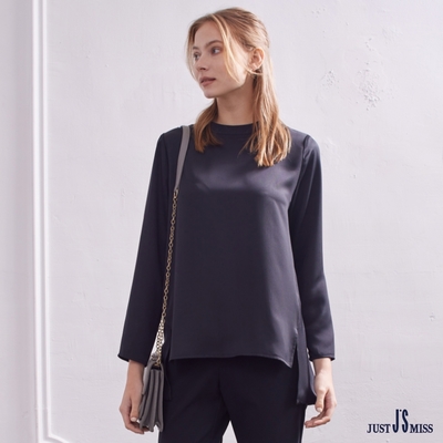 【Just J’S Miss】前短後長開叉上衣 753W2