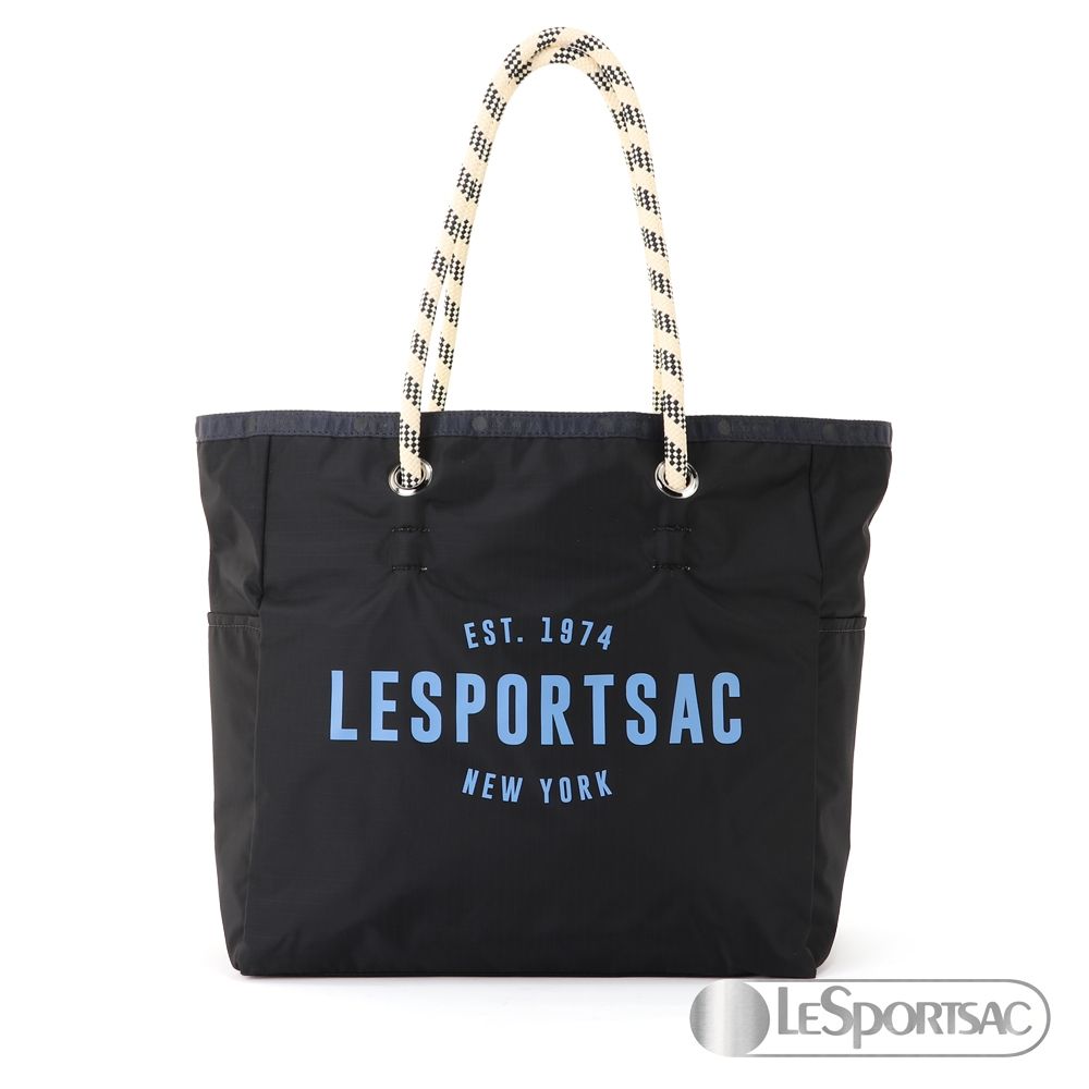 LeSportsac - Standard 中大型雙面托特包 (深藍/蘋果綠)