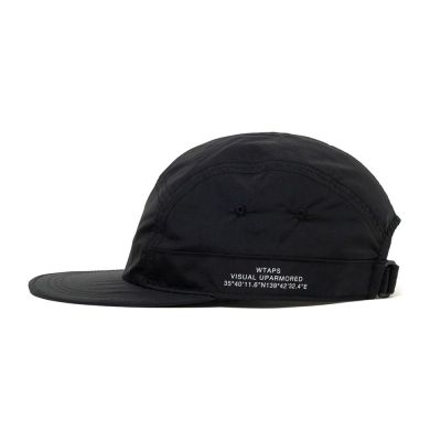 Wtaps T-7 / CAP / NYLON. TUSSAH. PERTEX 帽子黑252HCDT-HT05-BK-F