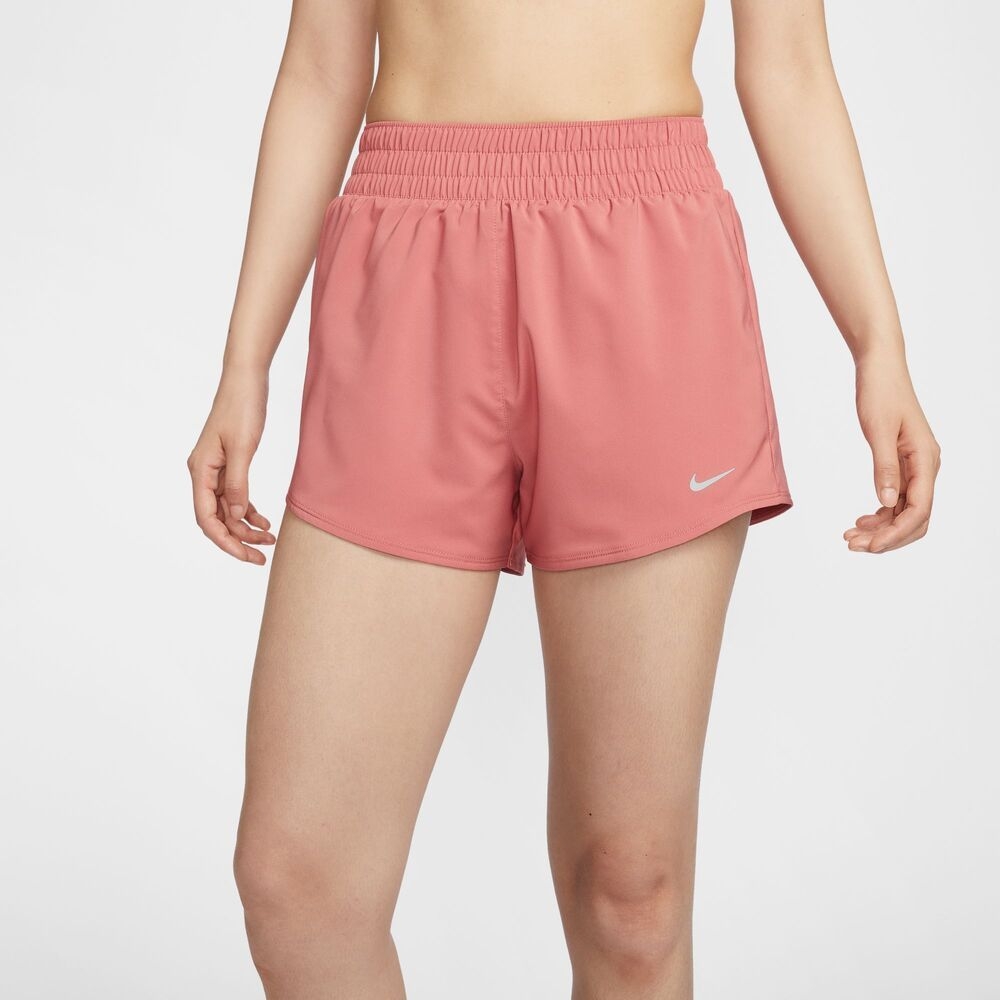 NIKE AS W NK ONE DF HR 3IN BR SHORT 女運動短褲-粉-DX6015634