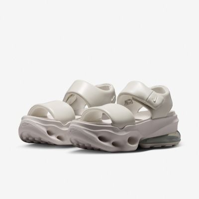 Nike 涼鞋 W Air Max Halo 女鞋 米白 厚底 日系 氣墊 魔鬼氈 IO1959-002