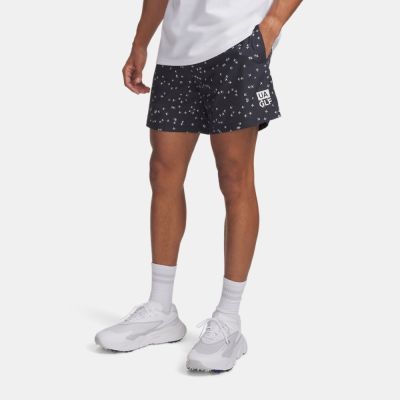 【UNDER ARMOUR】UA 男 Golf Trip Volley 短褲 6011385-001