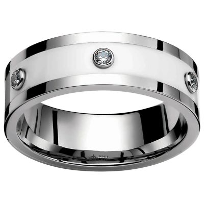 ROYAL DAMON 羅亞戴蒙 白色戀人戒指-大-RZ0352