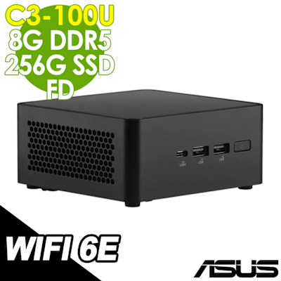 ASUS華碩 ASUS NUC 14代迷你電腦(C3-100U/8G/256G SSD/FD)