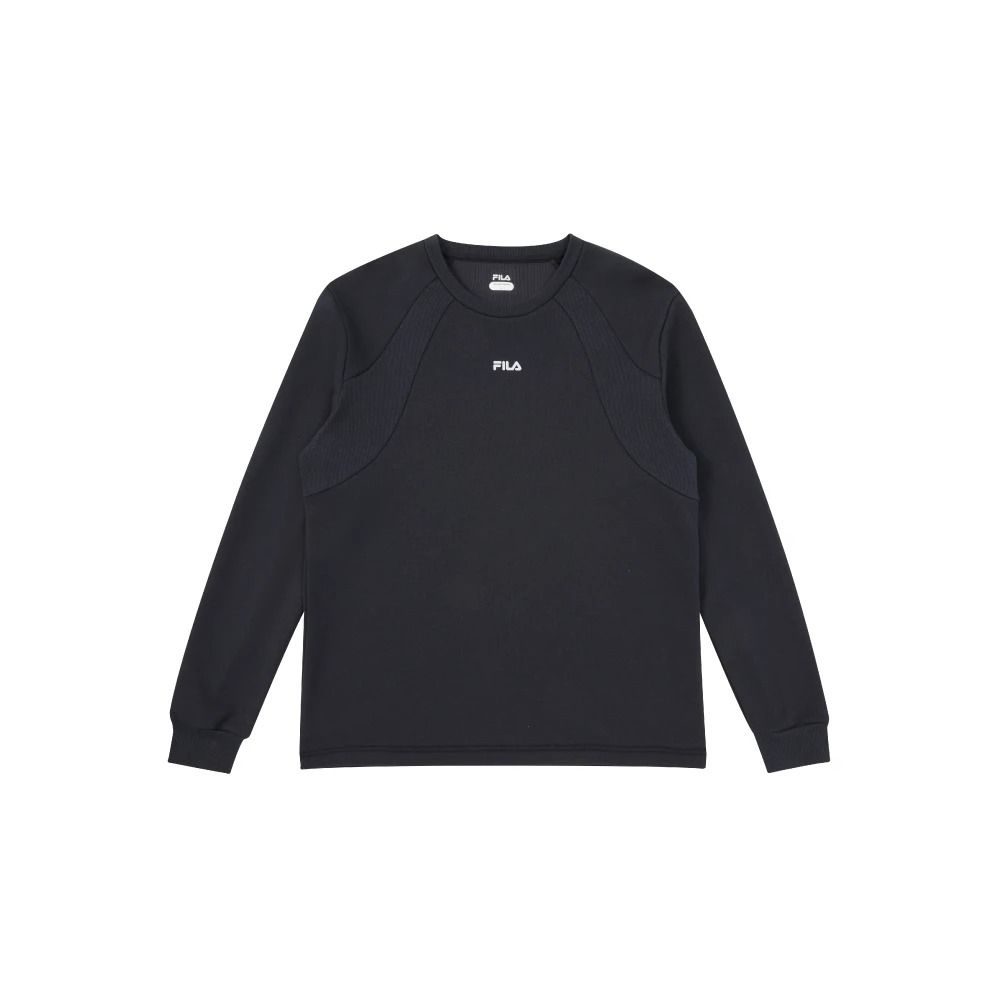 【FILA】男長袖圓領T恤-深灰色 1TEA-5306-DG
