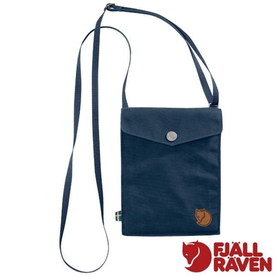 【Fjallraven 北極狐】 Pocket 防潑水耐磨旅行隨身袋.手機證件袋.零錢包.隨身包.側背小包 24221-560 海軍藍