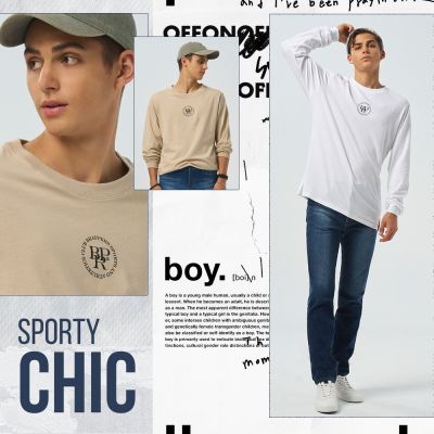 【時時樂限定】BRAPPERS 男/女款 長袖印花T(多款選)