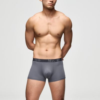 Mr.DADADO-機能系列 M-LL涼感藻生肽 合身平口內褲(礦巖灰)GHC601GY