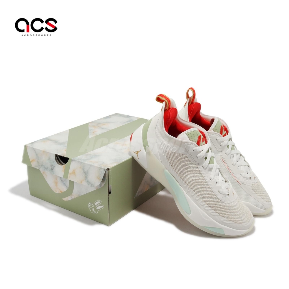 Nike 籃球鞋Jordan Luka 1 CNY PF 兔年白綠男鞋D77 新年FD4689