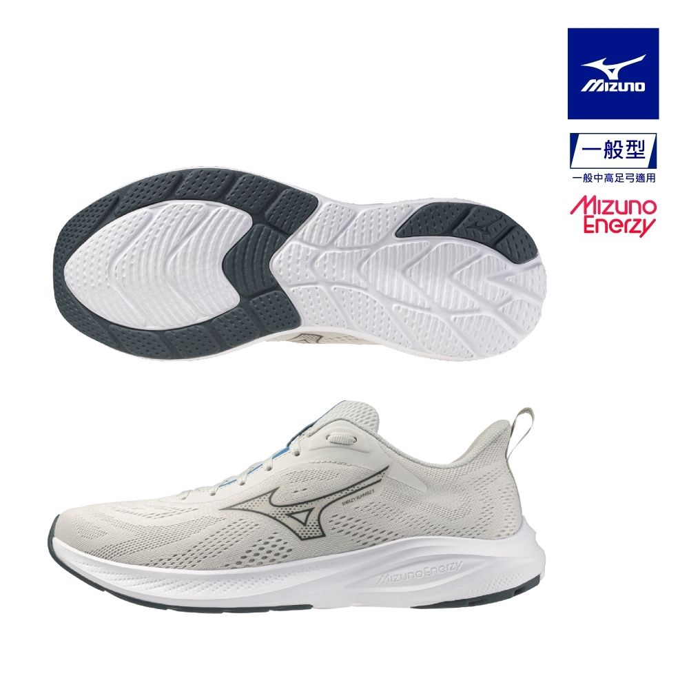 MIZUNO美津濃 ENERZY RUNNERZ 2 慢跑鞋-淺灰_K1GA251011