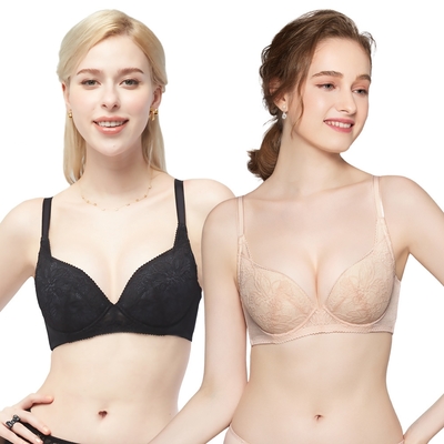 [獨家2入組]思薇爾 人氣蕾絲包覆內衣超值2入組(多款任選)