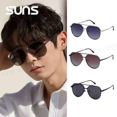 【SUNS】時尚飛行員偏光墨鏡 Polarized駕駛墨鏡 S952 彈簧鏡腳/防眩光/抗UV400