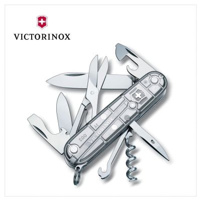 VICTORINOX 瑞士維氏 Climber 瑞士刀 14用 91mm 透明 1.3703.T7