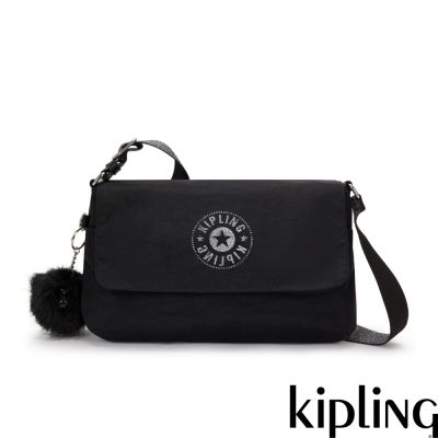 Kipling (網路獨家款)霧光黑斜背肩背兩用包-GIPSIE