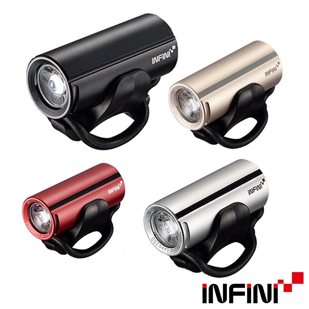 INFINI MICRO LUXO I-273P 3W200流明4模式 鋁合金殼防水自行車/單車前燈