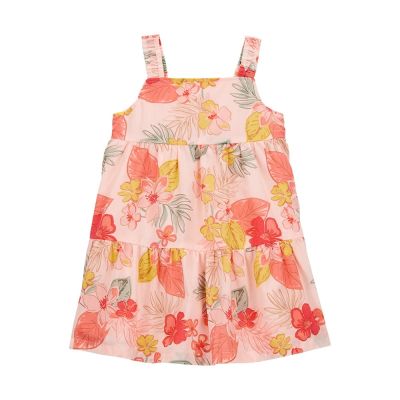 【Carter’s官方授權】 嬰童渲染風花海短袖洋裝(6M-24M,61cm~86cm)