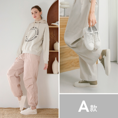 Robinlo 真皮獨家時尚百搭厚底小白鞋/休閒鞋(多款任選)