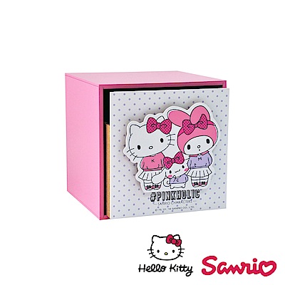 【百科良品】Hello Kitty 凱蒂貓 美樂蒂 喜拿 單抽盒 桌上收納 文具收納 飾品收納