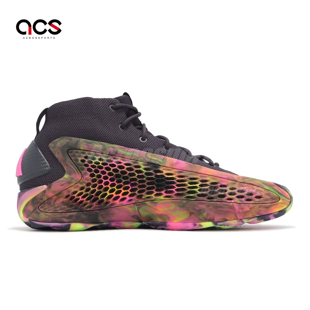 adidas 籃球鞋AE 1 MX Fuchsia 男鞋粉紅迷彩緩震愛德華茲愛迪達IG6610