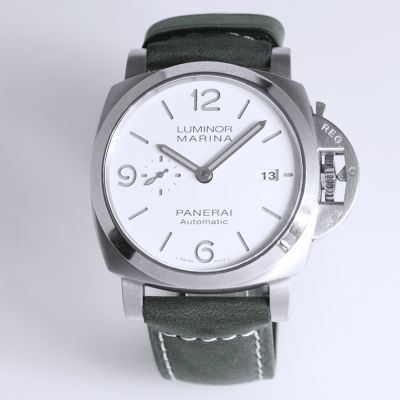 二手品 PANERAI 沛納海 PAM01314 白麵三明治錶盤 自動上鍊 44MM (含2020年保卡及原廠盒子)