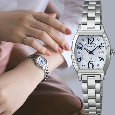 SEIKO 精工 LUKIA 幸運四葉草 酒桶型鑽石珍珠貝女錶 開學換新季 送禮推薦-21mm(SSWA015J/4N30-01D0S) SK045