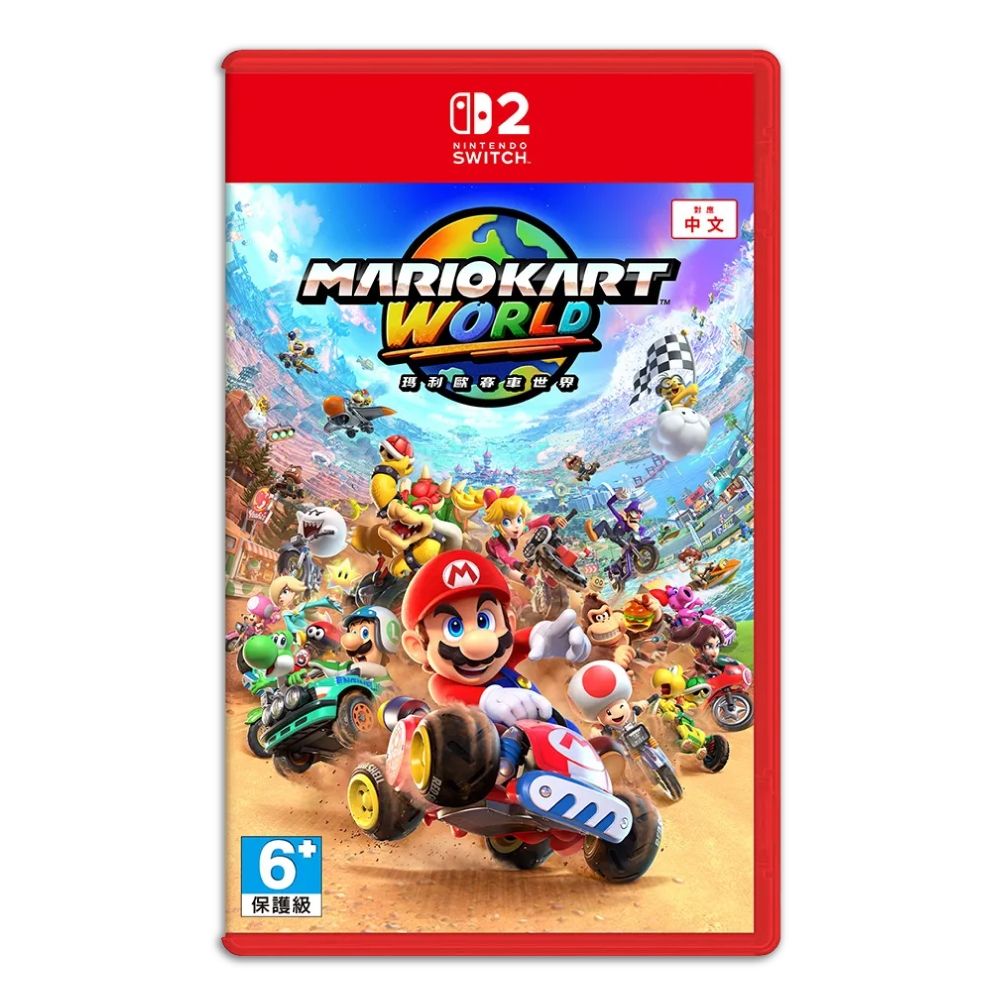 任天堂 Switch 2 瑪利歐賽車世界遊戲 中文版