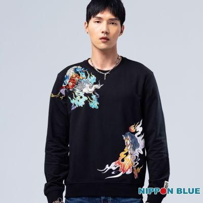 日本藍 BLUE WAY – 金標繪馬印花長TEE