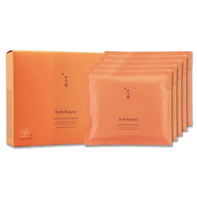 Sulwhasoo 雪花秀 滋陰參回彈霜面膜-盒裝（18g x 5 sheets）（效期至2027年09月）