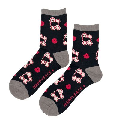 日本京都 HAPPYFACE 怪可愛中筒襪任選3件$620