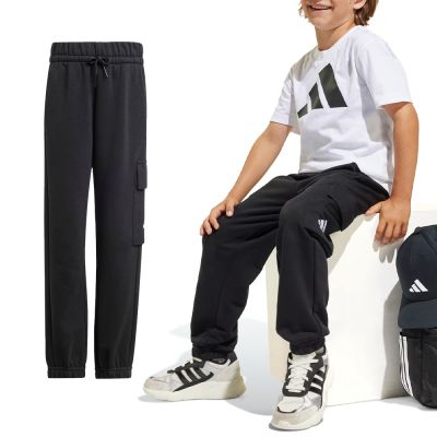 Adidas LK SL FT C PT 大童 黑色 童裝 運動褲 長褲 JC9754