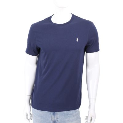 Polo Ralph Lauren Pony白色小馬刺繡 深藍色短袖TEE T恤(男/女可穿)
