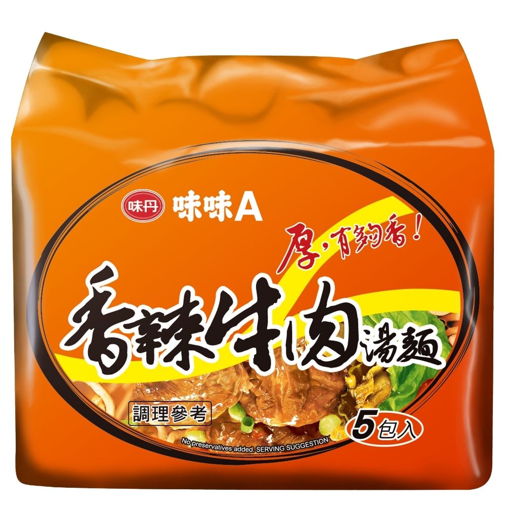 (即期良品)味味A 香辣牛肉湯麵83g(5包x6袋)★(效期:20260525)