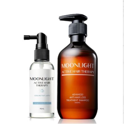 【Moonlight 莯光】 進化版 豐盈淨涼清新組 (淨涼噴霧+豐盈洗髮)