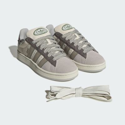 ADIDAS 愛迪達 阿迪達斯 ORIGINALS 三葉草 經典 潮流 復古 女 休閒鞋-灰色系-CAMPUS 00s-JR0106