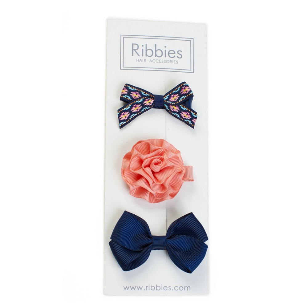 英國Ribbies 綜合緞帶3入組-Mabrey
