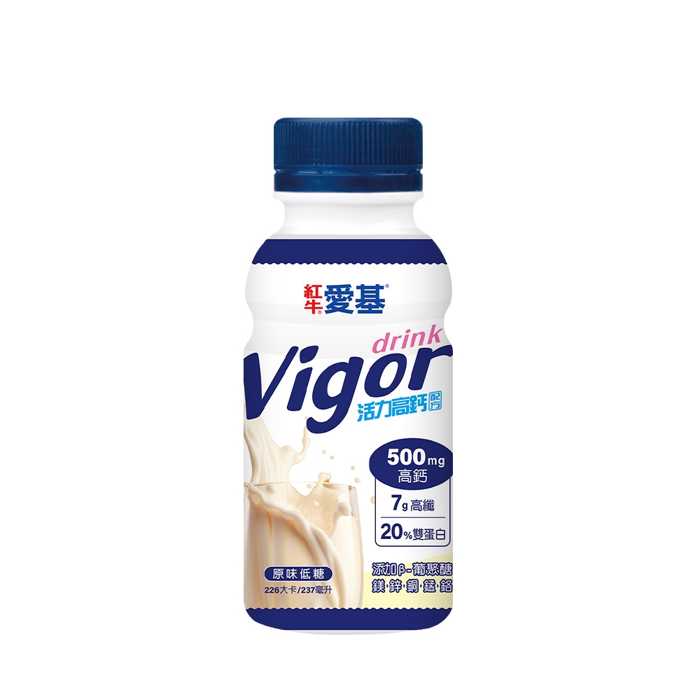 【紅牛官方直營】愛基 活力高鈣配方(原味低糖)(237ml x 24罐/箱)