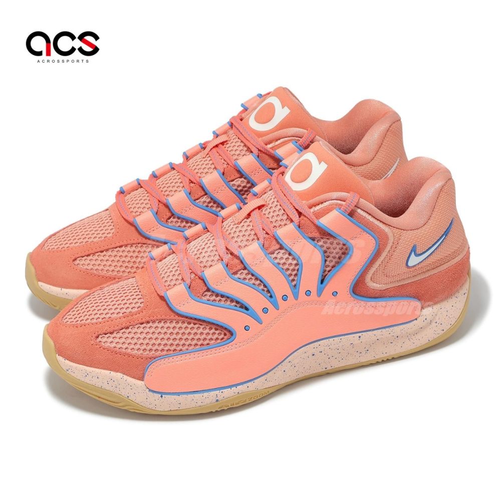 Nike 籃球鞋KD18 EP 男鞋Atomic Pink 粉紅藍杜蘭特氣墊緩震HV1991-601