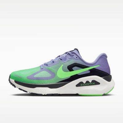 Nike 耐吉 Structure Plus HQ3048-501 男 慢跑鞋 運動鞋 路跑 緩震 舒適 鐵紫 綠