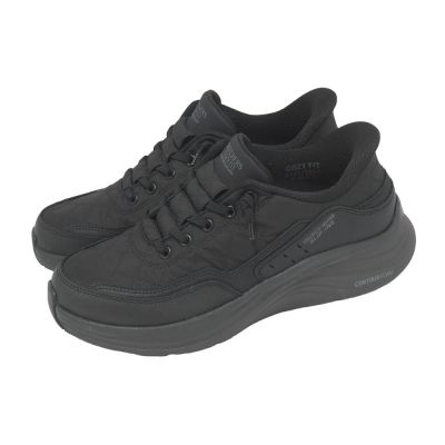 608-SKECHERS女鞋 工作鞋 寬楦 瞬穿科技 CONTOUR FOAM SR - COZY FIT - 108320WBLK