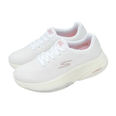 Skechers 健走鞋 Go Walk Distance Walker 女鞋 白 粉 碳板 125028WPK