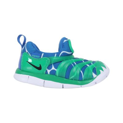 NIKE DYNAMO FREE LILS BT 男小童毛毛蟲運動鞋-童鞋 IO1626-300 綠藍白黑