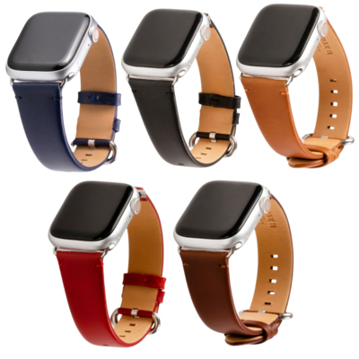 【n max n 台灣設計品牌】Apple Watch 智慧手錶錶帶/雅致系列/皮革錶帶 42mm - 49mm 六色任選