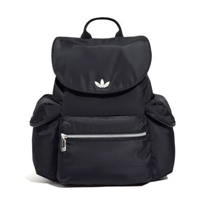 Adidas Ori Flip Bp 黑色 尼龍 縮口 翻蓋 運動 休閒 書包 後背包 LD6375