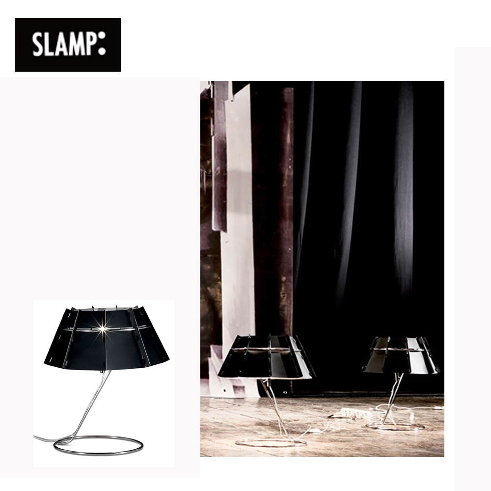 【SLAMP】CHAPEAU TABLE 桌燈(黑)