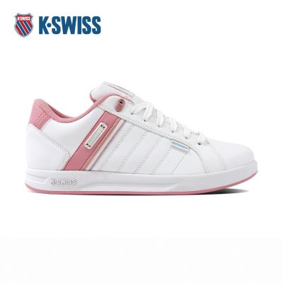 K-SWISS 防水運動鞋 LUNDAHL LTH WP 防水 女鞋  白粉紅紫色 98456-160-M