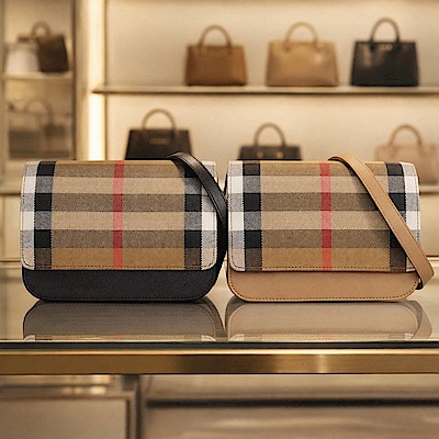 BURBERRY MADISON 蘇格蘭紋斜背包