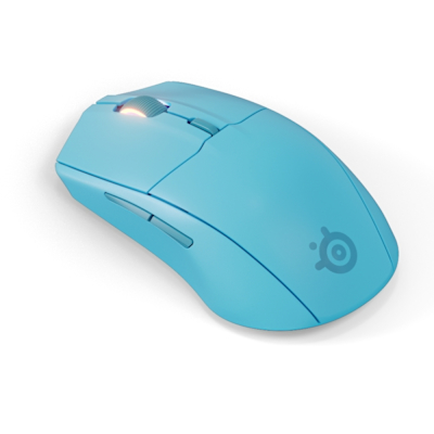 SteelSeries賽睿Rival 3 Gen 2無線電競滑鼠-星澈藍