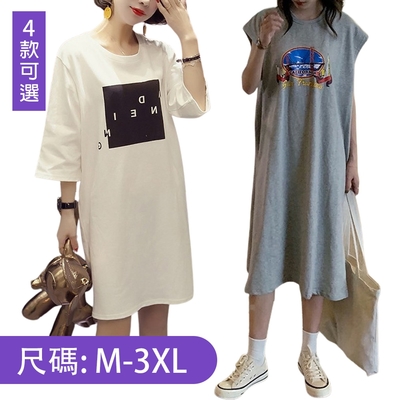 [韓國精品組合]【韓國K.W.】韓國歐美時尚顯瘦洋裝(涼感/造型/休閒/連身裙)