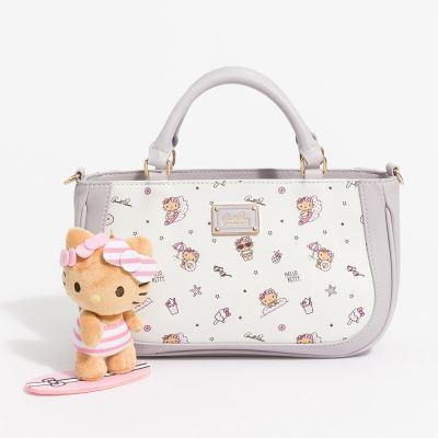 Hello Kitty - Arnold Palmer - 手提包附長背帶  Sweet Tanning系列 - 淡紫色